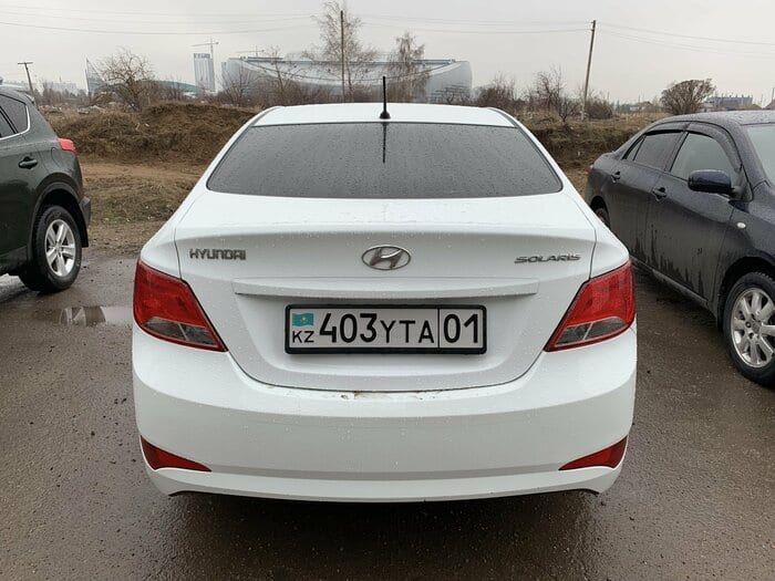 Hyundai Solaris 2016 — аренда от 6000 ₸/сутки