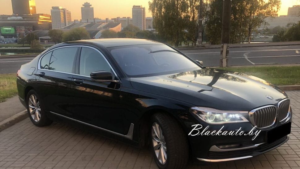 BMW 730 G12 Long в аренду в Минске