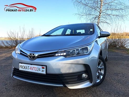 Toyota Corolla New 2017 года в аренду в Минске