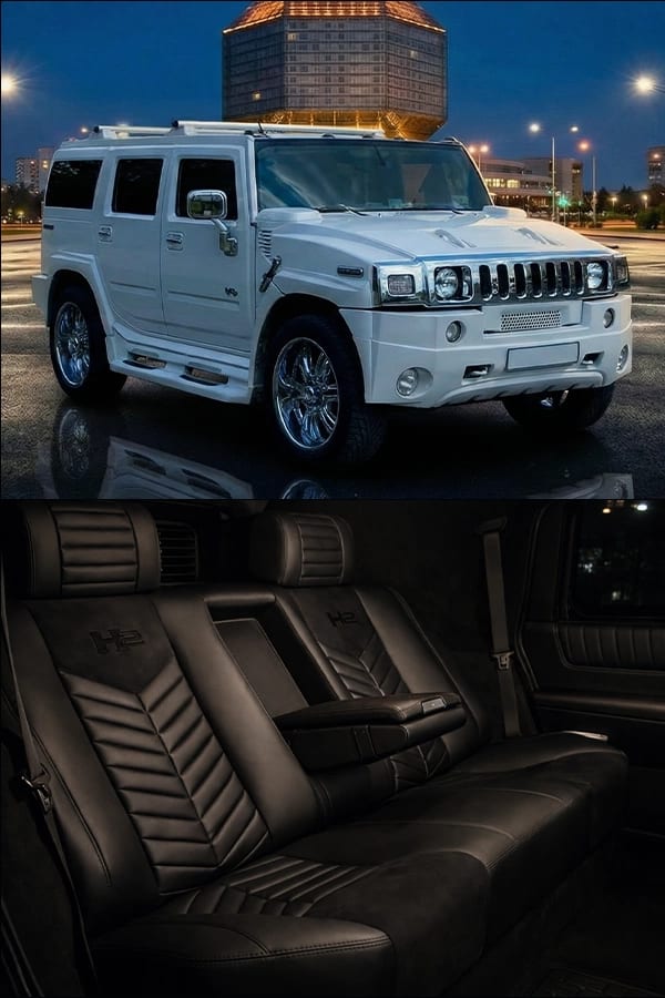 Hummer H2 White