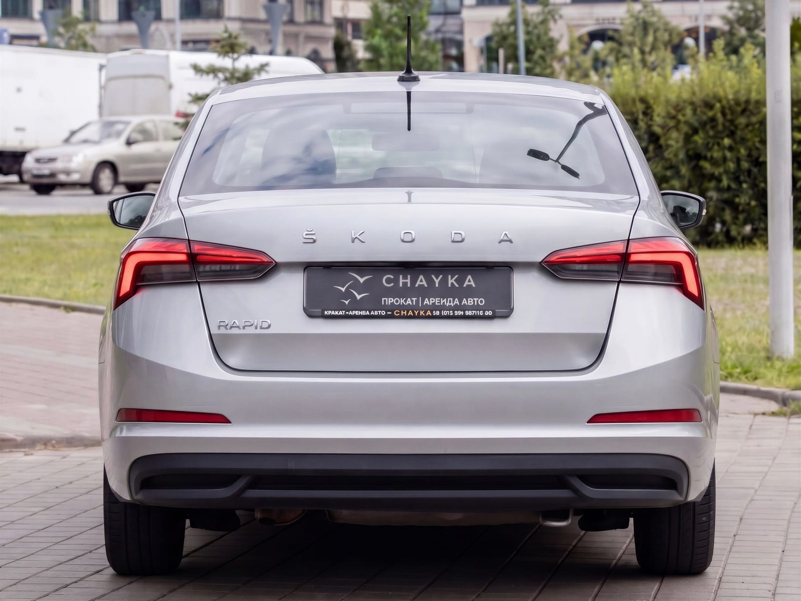 Skoda Rapid Grey 2020 года в аренду в Минске