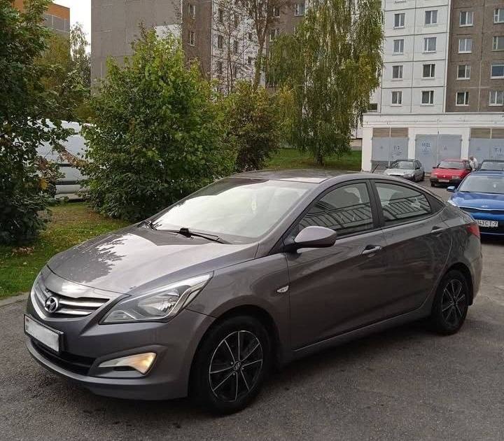 Hyundai Solaris 2016 — аренда от 70 Br/сутки