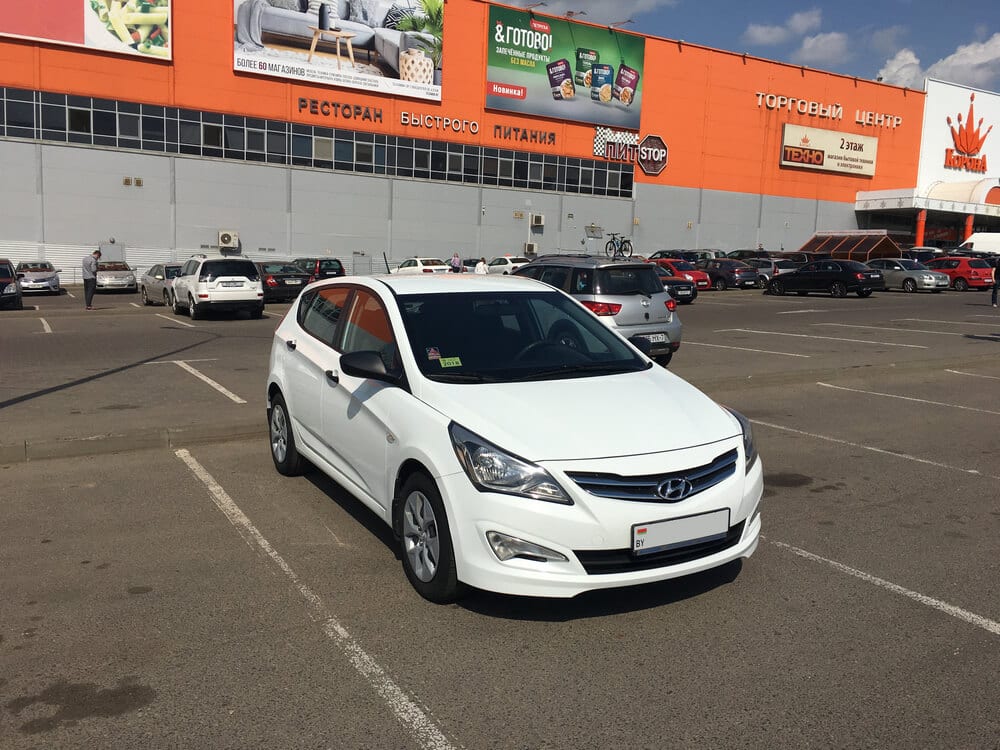Hyundai Accent 2017 — аренда, от 75 Br/сутки
