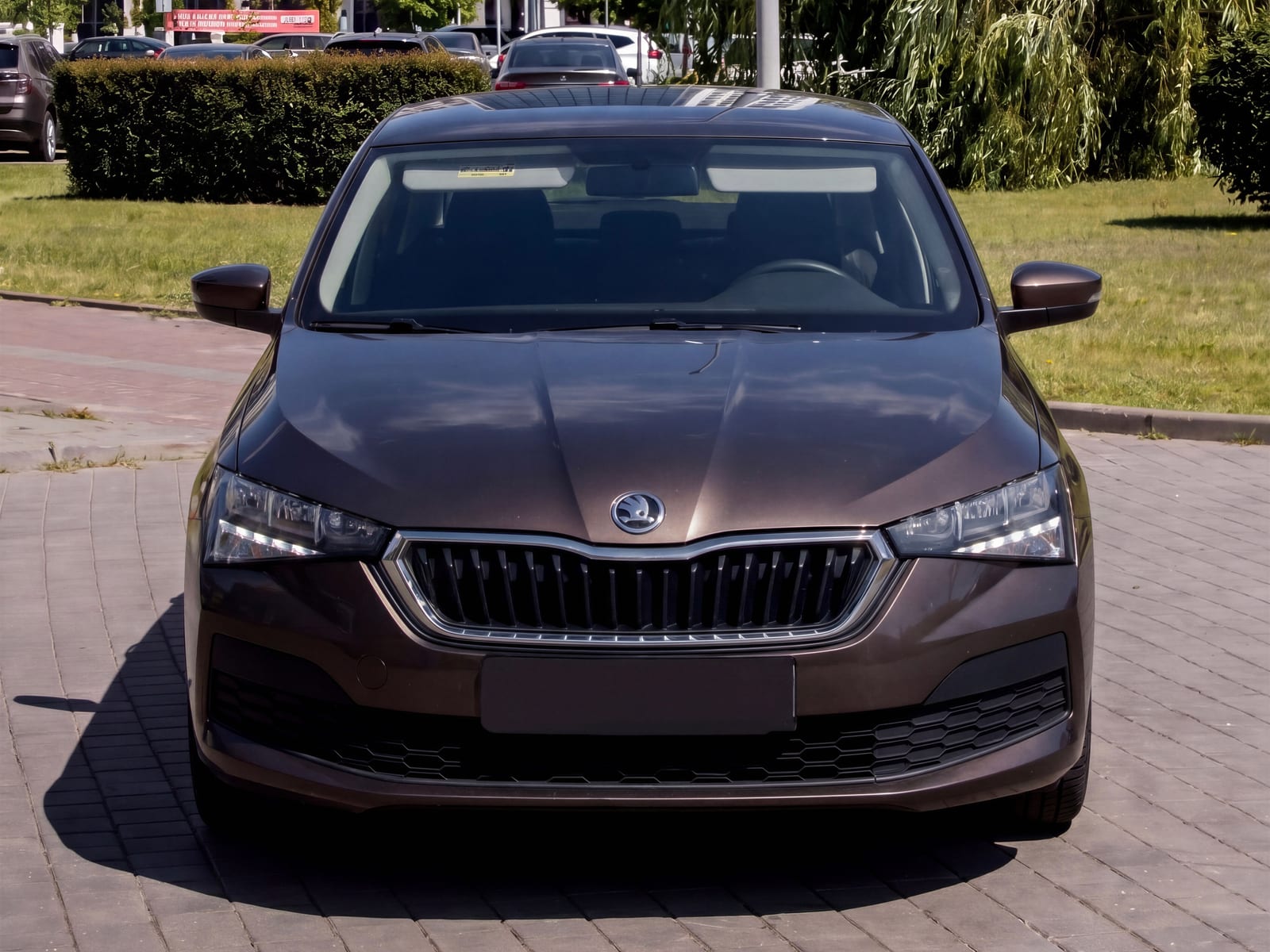 Skoda Rapid Brown 2020 года в аренду в Минске