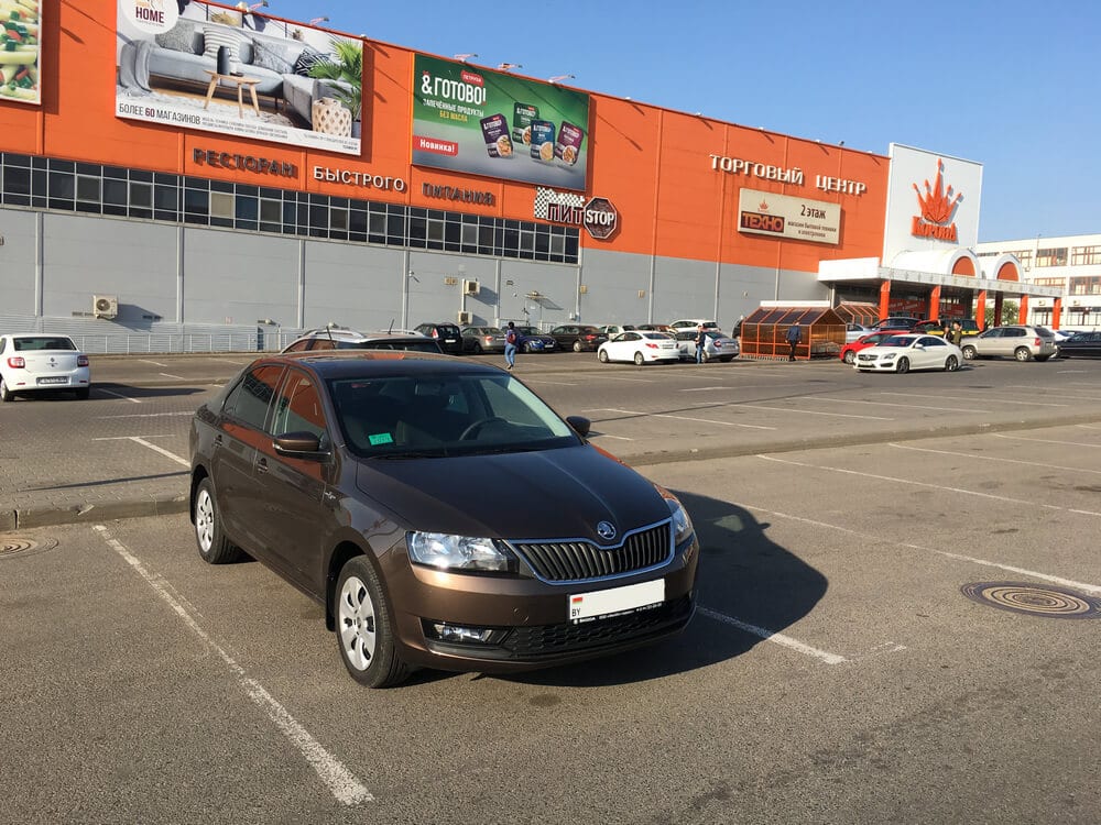 Skoda Rapid Hockey Edition (коричневый) 2019 года в аренду в Минске