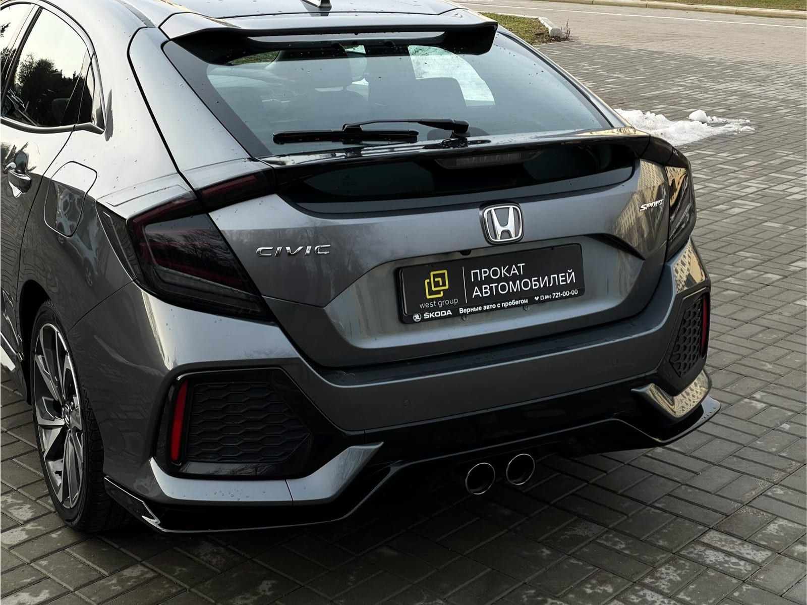 Honda Civic X 2019 года в аренду в Минске
