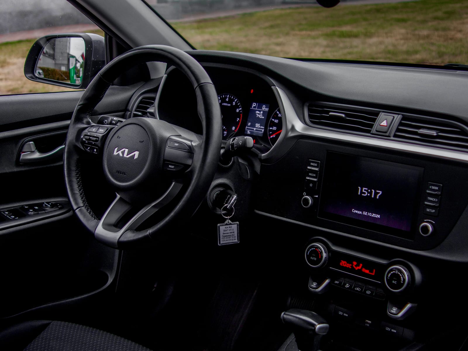 Kia Rio Blue 2022 года в аренду в Минске