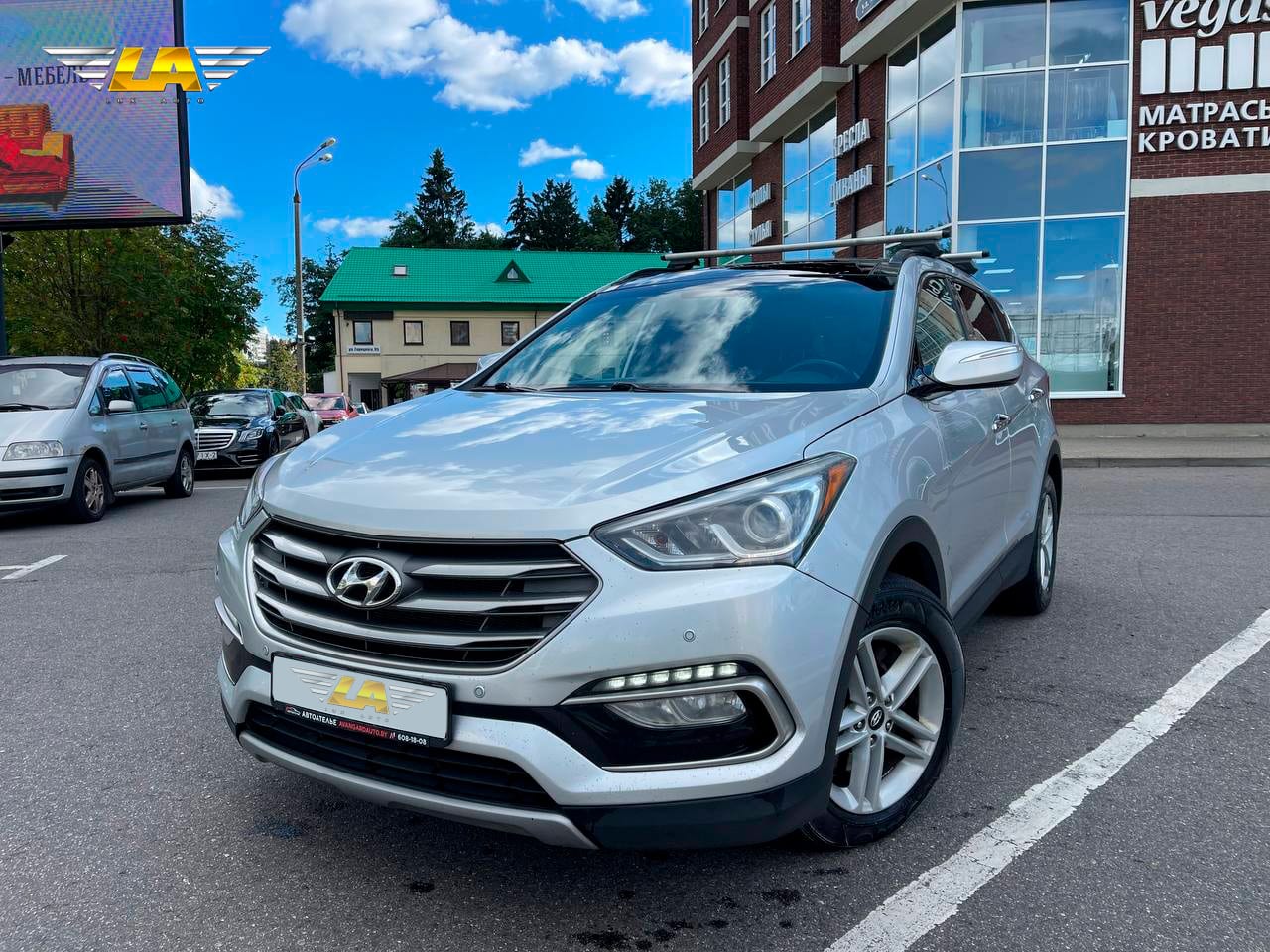 Hyundai Santa Fe 2017 — аренда, от 173 Br/сутки
