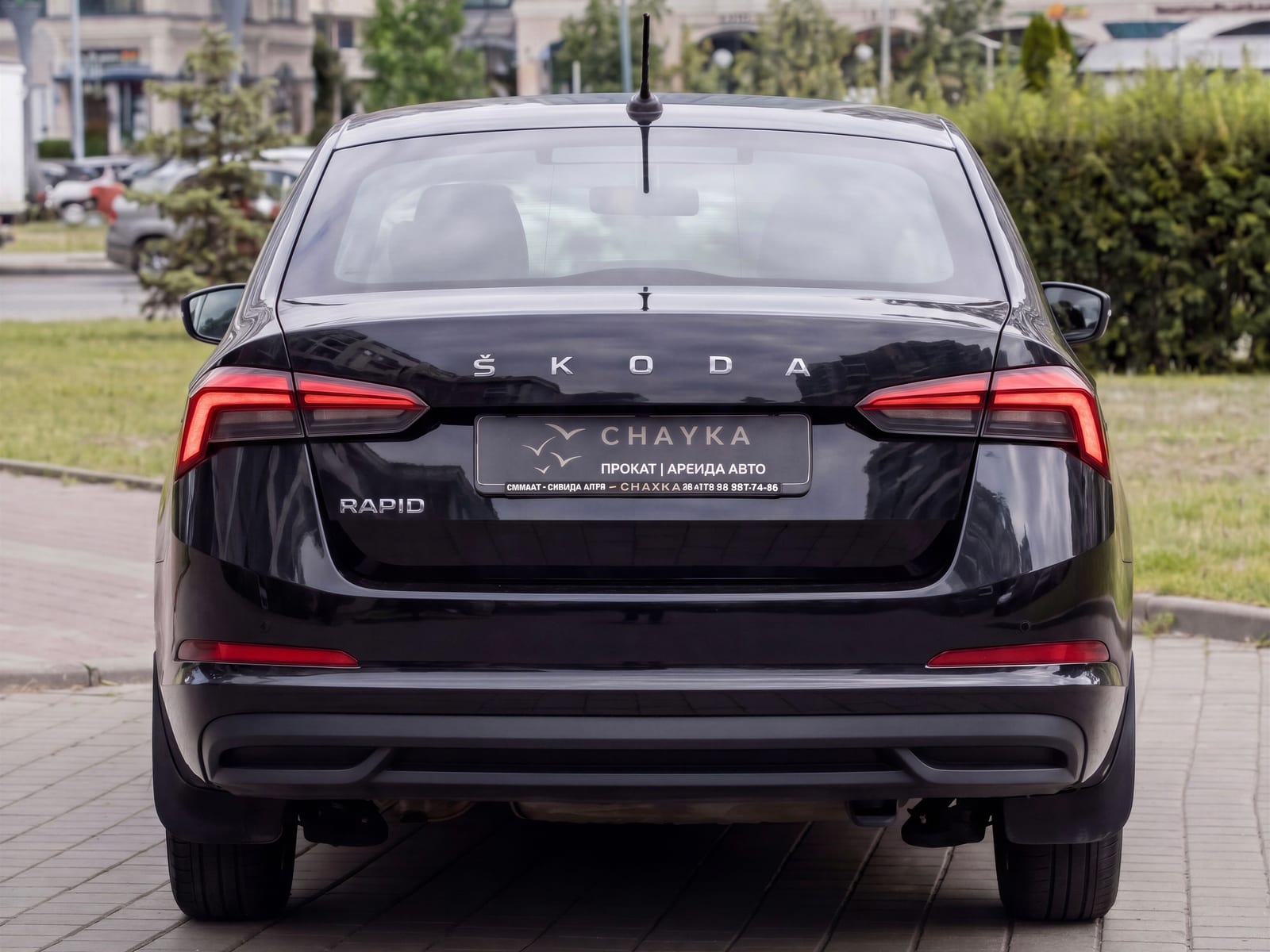 Skoda Rapid Black 2020 года в аренду в Минске