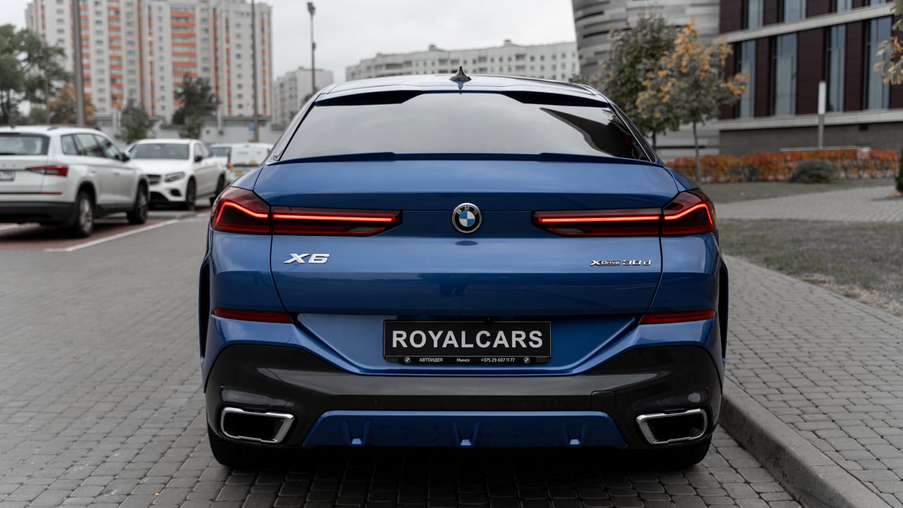 BMW X6 Blue 2019 — фото 4