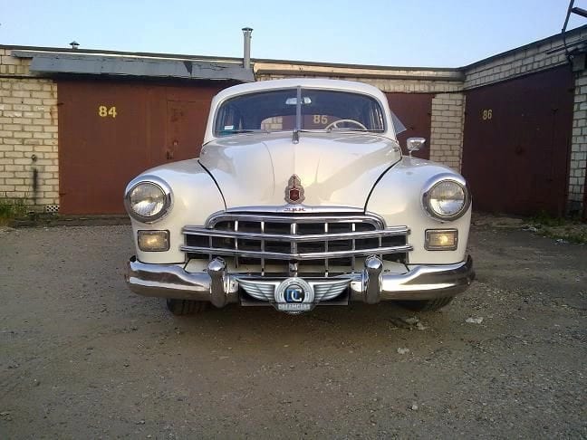 ГАЗ 12 ЗИМ Белый 1953 — фото 3