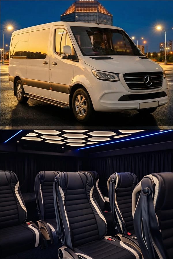 Mercedes-Benz Sprinter LUX (907) — аренда, от 900 Br/сутки