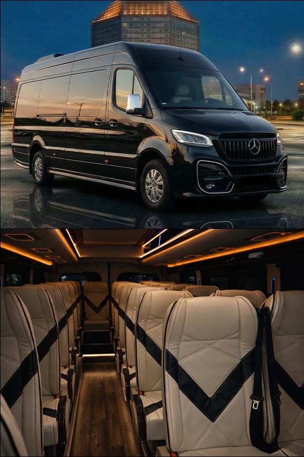 Mercedes-Benz Sprinter Black Touristik 2019 — аренда, от 2400 Br/сутки