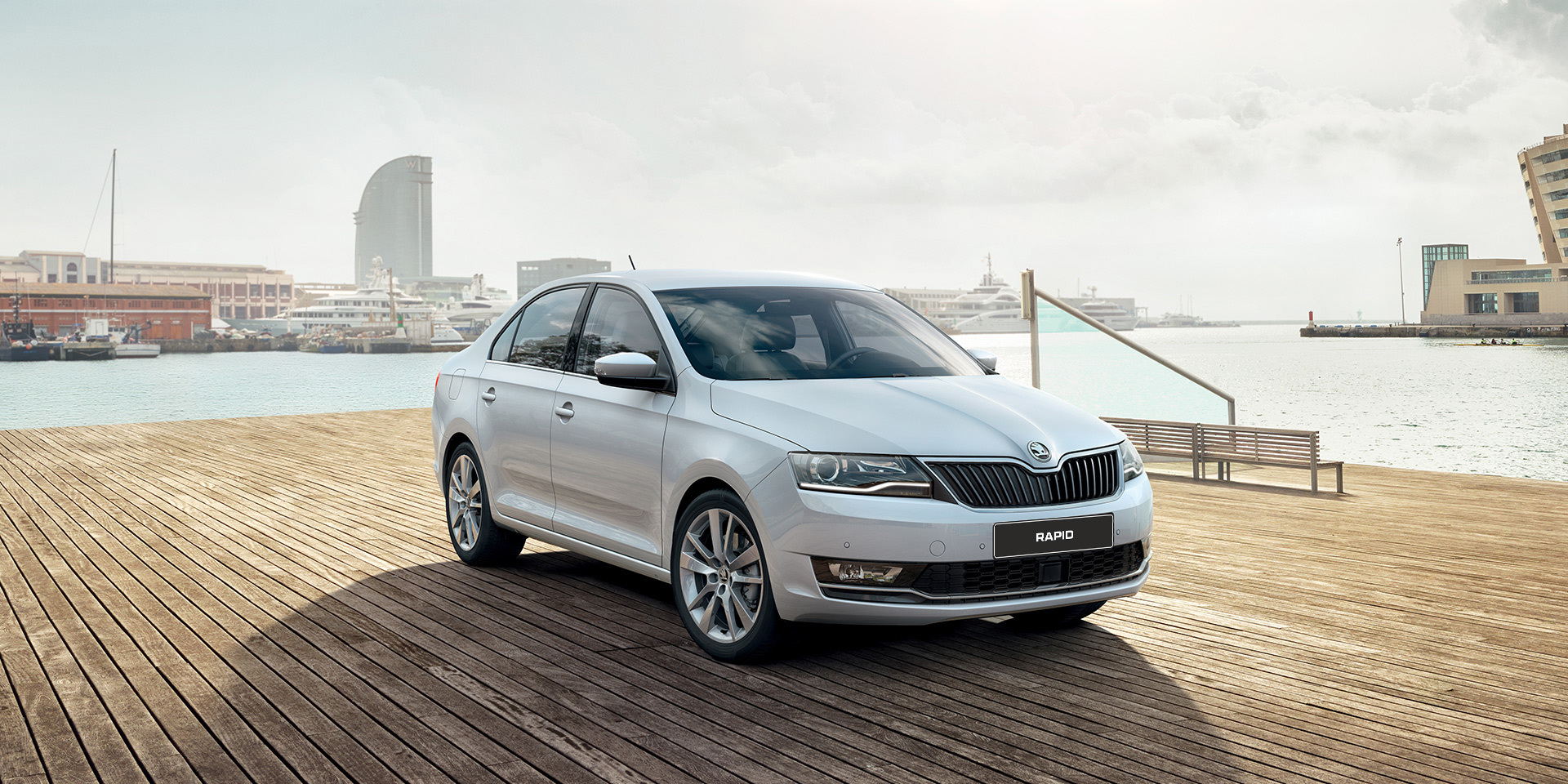 Skoda Rapid liftback 2019 — аренда от 80 Br/сутки